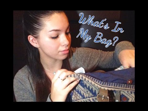 ASMR - What's In My Bag?! (Whispering & Various Sounds)