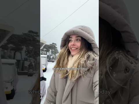 Snow Deprived Aussie Does a Road trip To The Snowiest Province in Korea! ❄️😈