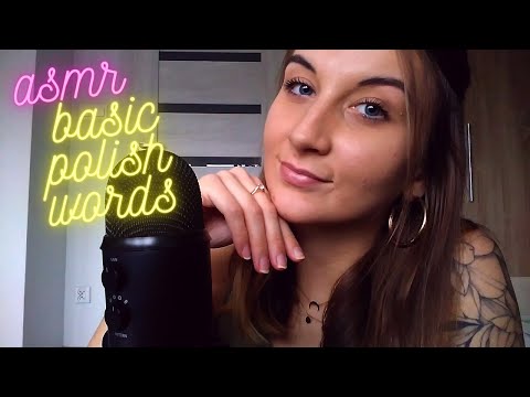 ASMR| teaching you basic polish words (repeating)