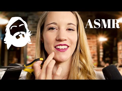 ASMR💈MEN'S BEARD TRIMMING ✂️ Care Roleplay! Combing, Trimming, Whispers ❤️