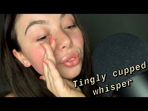 ASMR CUPPED WHISPERING | EXTREMELY CLOSE UP!
