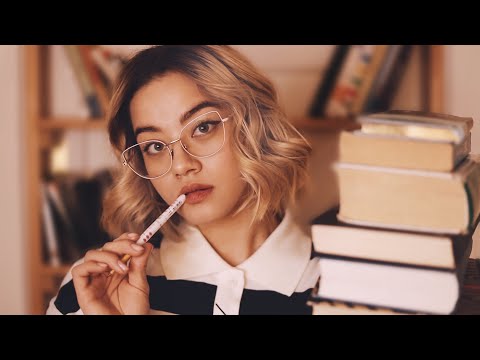 [ASMR] Library Roleplay| Typing, Writing, Stamping, Page Flipping| Personal Attention| Soft Spoken