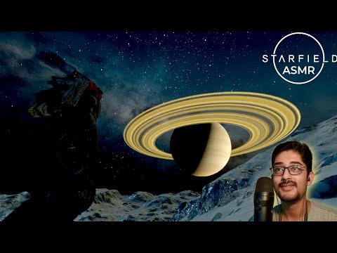ASMR on Mars and Saturn 🪐 Starfield Game (Soft Whispering)