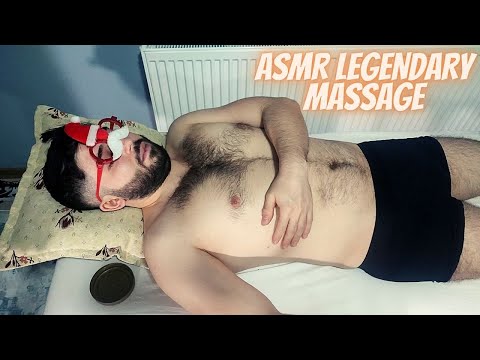 ASMR is The Most Relaxing Massage in the World-Asmr face,chest,leg,foot,abdominal