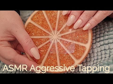ASMR Aggressive Tapping- No Talking
