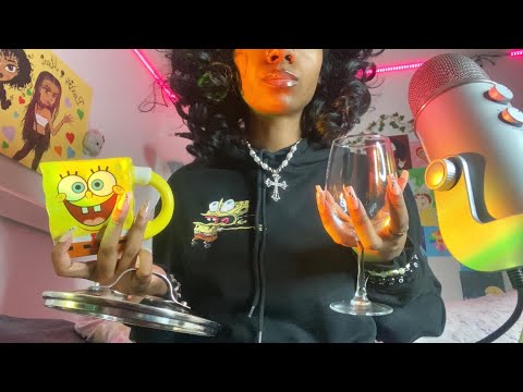 ASMR Tapping On Glass 🍷