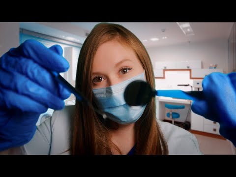 ASMR | Relaxing Dentist Exam and Teeth Cleaning (Layered Sounds!)