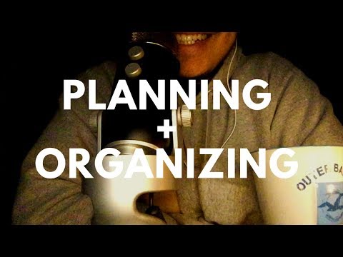 [ASMR] 6AM Tingles: Planning & Organizing for the Day