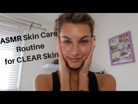 ASMR Skin Care Routine w/ Project E Beauty LED MASK