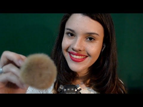 ASMR| Roleplay: Te maquiando para festa 💄| Binaural 🎧 | Português