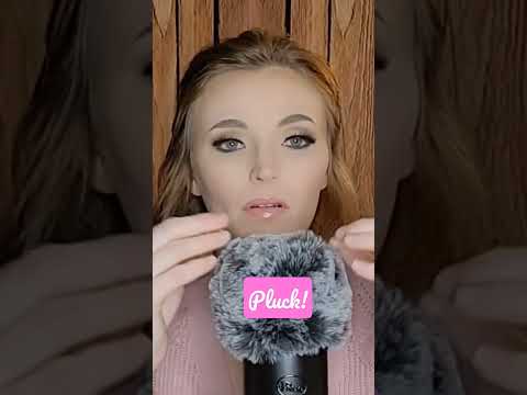 Plucky! #asmr #tingles #sensory #relax #plucking #mouthsounds