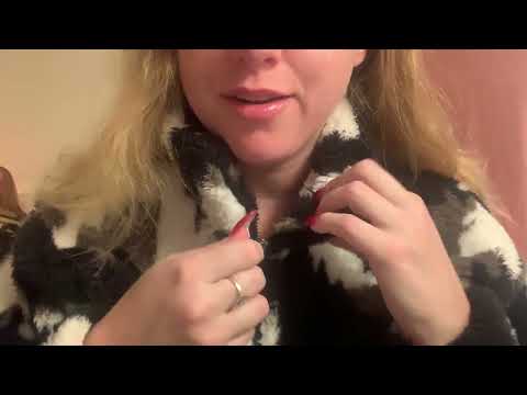 ASMR Cow Sweater Zipper Sounds (requested)