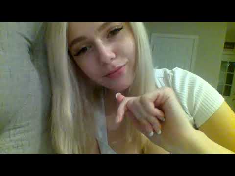 ASMR Girlfriend Comforts You In Bed/ Soft Spoken/ Whispers/ Hand Movements.. GO TO SLEEEPP