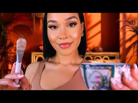 ASMR Pampering You 🌿🍵 Calming Facial Cleansing Treatment | Personal attention roleplay