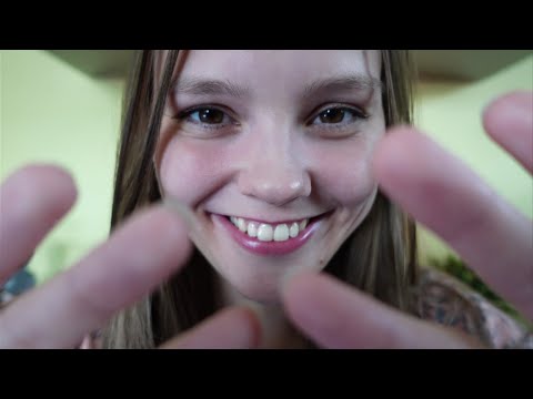 ASMR Close Up Face Touching - Personal Attention For Sleep ​😴​