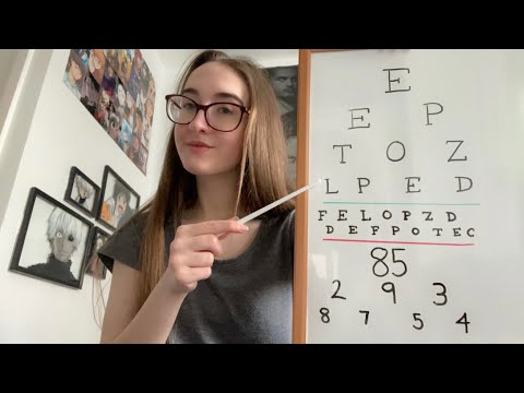 Eye exam ASMR | Optician role-play | Personal attention