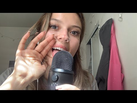 ASMR| REQUESTED TRIGGERS- LENSE LICKS AND TAPPING-INAUDIBLE WHISPERS