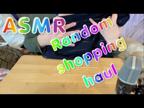 ASMR Random Shopping Haul (Soft Spoken)