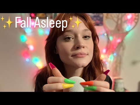 ASMR EXTREME TINGLES FOR SLEEP ✨LONG NAIL TAPPING, STICKY TRIGGERS