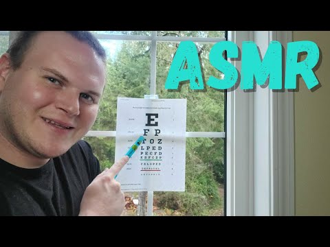ASMR - Not Your Average Eye Exam Optician Roleplay - Personal Attention,  Latex Leggings