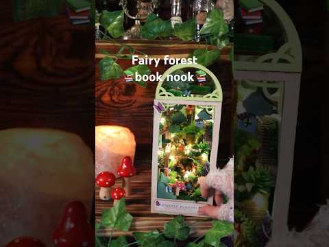 Fairy forest book nook 🥰📚🧚‍♀️🌳 #booknook #diybooknook