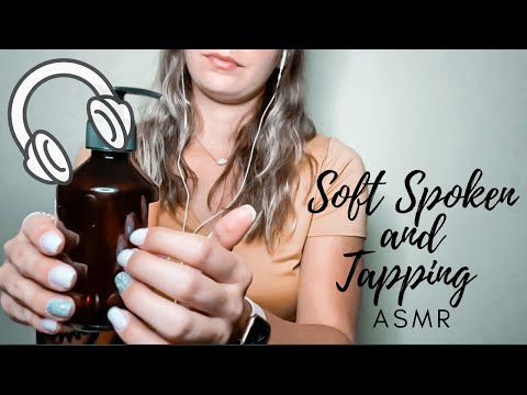 ASMR| Soft Spoken and Tapping on Items from Prose