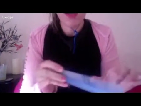asmr face combing and scissors