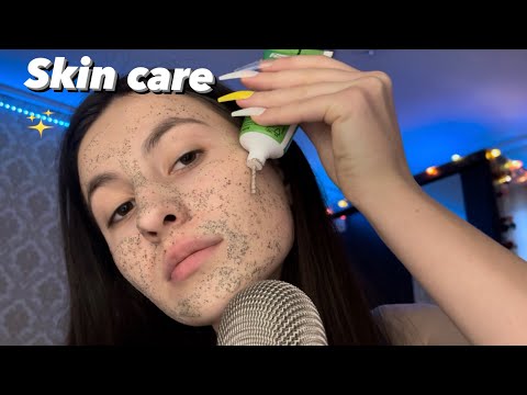 Asmr skin care in 1 minute 🧖‍♀️
