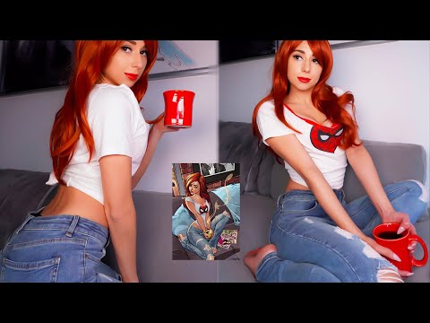 ASMR Mary Jane Takes Care of YOU! Spider-Man ❤️ Girlfriend Roleplay, Personal Attention FOR SLEEP