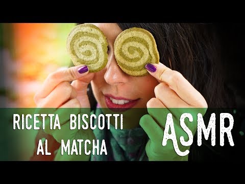 ASMR ita - 🍪 Ricetta Biscotti al MATCHA (Intense Whispering)