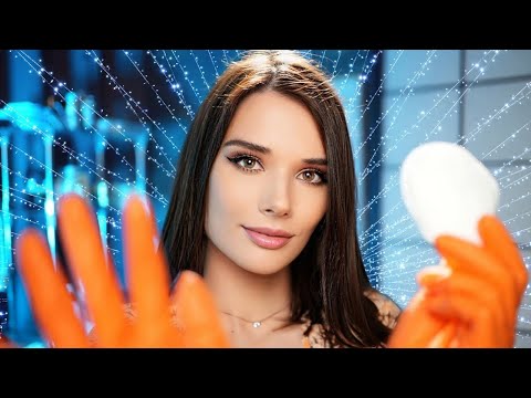 ASMR 🌸 Relaxing Skin Cafe 🌸 Sleepy Face Treatment  - Roleplay