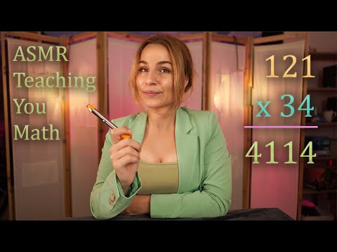 ASMR Teaching You MATHEMATICS MULTIPLYING | Getting Progressively HARDER | Math for EVERYONE