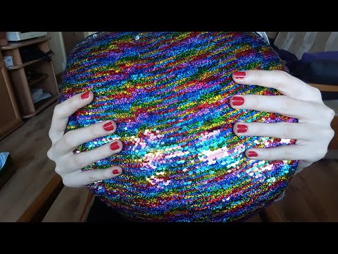 ASMR Rainbow Mermaid Pillow 🧜‍♀ Scratching, Hand Movements, Brushing