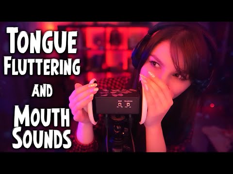 ASMR Tongue Fluttering and Mouth Sounds 💎 No Talking