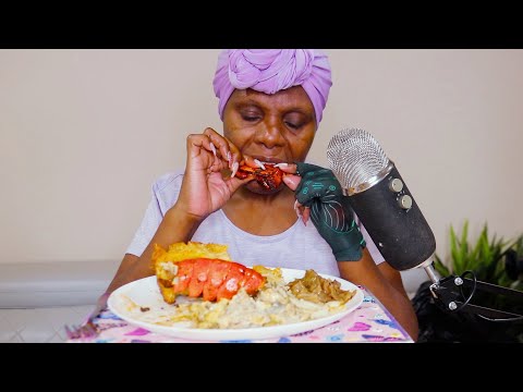 BEST LOBSTER MAC AND CHEESE ASMR EATING SOUNDS