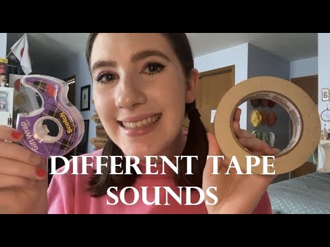 {ASMR} Assorted Tape Sounds