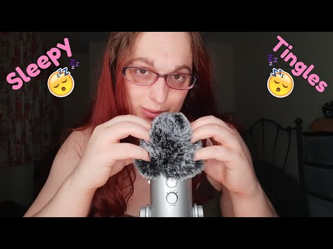 [ASMR] Most Relaxing Head Massage ~ Fluffy Mic Scratching ❤️ Soft Whispers & Mouth Sounds