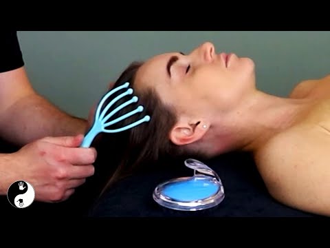 [ASMR] Head & Scalp Massage with Crazy Belly sounds Using Tools  [No Talking][No Music]