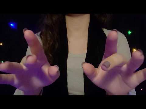 ASMR - Hand Movements (With Soft Rain Sounds) [No Talking]