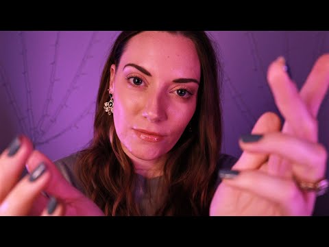 [ASMR] Personal Attention Roleplay 💜 (hair brushing, brow plucking, energy cleansing)