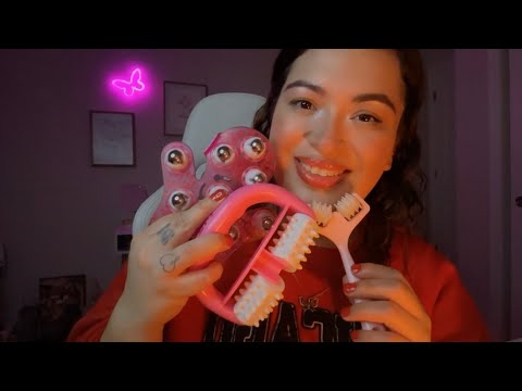 ASMR| Giving you a relaxing Head, Neck & Shoulder Massage with tools 💆🏻‍♀️💆🏻‍♂️