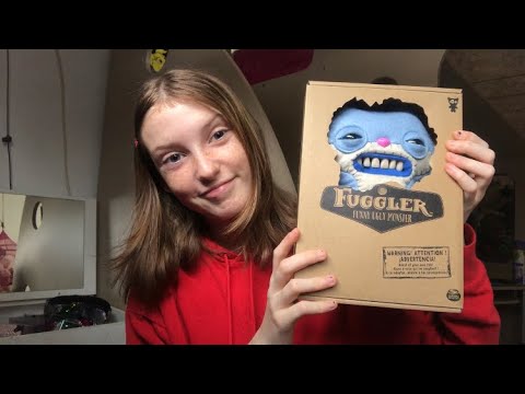 Unboxing a Fuggler! Tapping and scratching [ASMR] Whispering