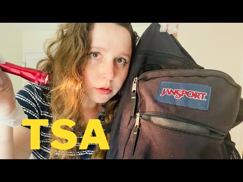 TSA Pat Down and Bag Inspection Fast and Aggressive ASMR