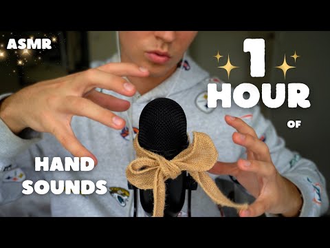 ASMR 1 HOUR of FAST & AGGRESSIVE Hand Sounds (Looped & No Talking)