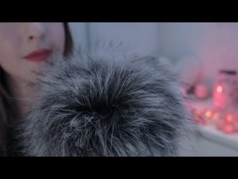 ASMR Fluffy Windshield 🌸 Stroking, Close Whisper, Head Scratching, Mic Blowing