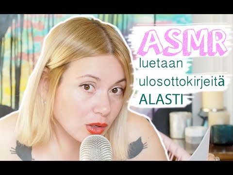 ⒶⓈⓂⓇ Suomi - Luen ULOSOTTOKIRJEITÄ alasti *super suosittu video*