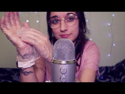 [ASMR] Ear to Ear Bare Hand Sounds + Latex Gloves (No Talking)