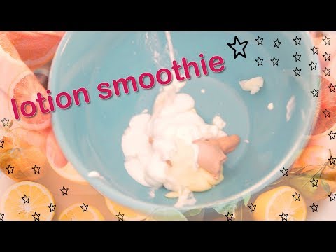 ASMR Lotion Smoothie Sounds - Lotion Mixing