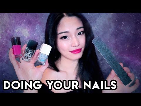 [ASMR] Doing YOUR Nails (Manicure Roleplay)