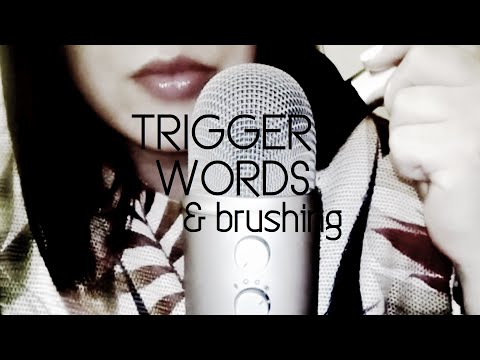 ASMR Trigger words & brushing Blue Yeti mic